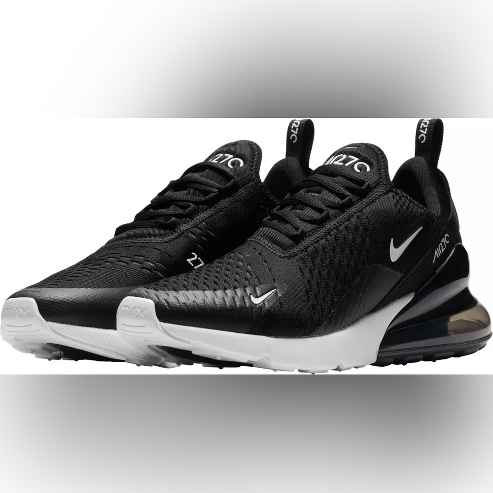 Nike Air Max 270 Black and White Women’s Sneakers